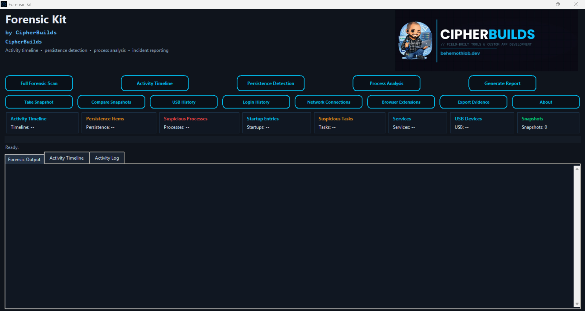 Forensic Kit screenshot